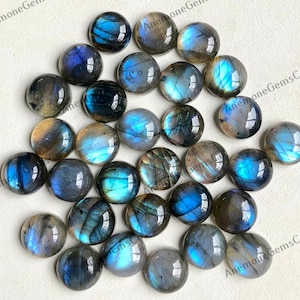 Lot de pierres précieuses rondes labradorite de 12 mm, pierre précieuse ronde de labradorite naturelle pour la fabrication de bijoux, pierre précieuse semi-précieuse.