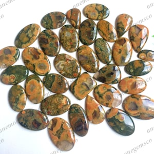 Mooie ryoliet cabochon groothandel, mix vormen en maten ryoliet cabochon voor het maken van sieraden: