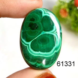 Cabochon di malachite, bellissima pietra preziosa di malachite per la creazione di gioielli, cabochon fatto a mano, regalo per lei