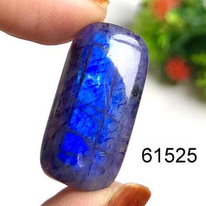 Cabujón de labradorita azul, piedra preciosa semipreciosa natural para la fabricación de joyas, cristal de meditación de labradorita para uso en colgantes de joyería