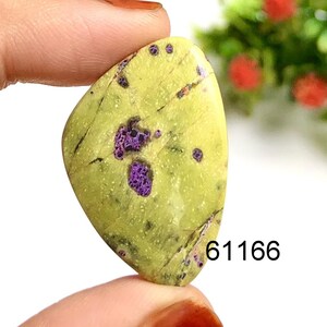 Piedra preciosa suelta de cabujón de atlantisita, piedra preciosa semipreciosa natural para uso en colgantes de joyería, uso de atlantisita para joyería artesanal