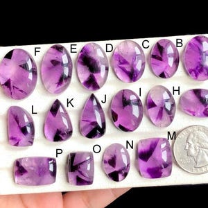 Ausgewählte Trapiche Amethyst Edelstein, handgemachte Trapiche Amethyst Natürliche Edelstein für die Schmuckherstellung LOT-41