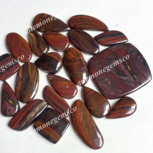 IJzeren tijgeroog cabochon groothandel Lot, mix vormen en maten tijgers cabochon voor het maken van sieraden