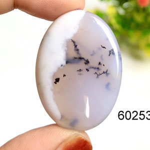 Cabochon d'opale dendrite, pierre semi-précieuse naturelle pour la fabrication de bijoux, opale dendrite cicatrisante à utiliser pour l'emballage de bijoux