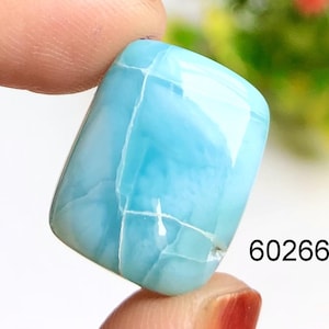 Larimar Gemstone Cabochão, Pedra Preciosa Semipreciosa Natural Para Fabricação De Joias, Designer Sky Larimar Use Para Anéis Joias Anel Único Larimar