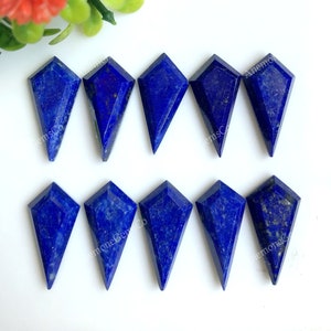 Natural Lapis Lazuli  10x20mm Tie Shape Gemstone, Calibrated Kite Shape Step Cut For Jewelry Making, Lapis Lazuli Loose Gemstone