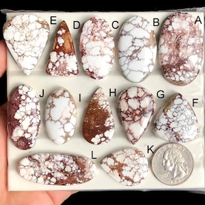 Selected Wild Horse Jasper Gemstone, Natural semi Precious Gemstone For Jewelry Making, Hand Polished Gemstone For Pendants LOT-437