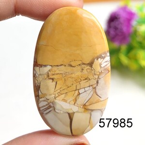 Cabochon en jaspe mookaite bréchique, pierre semi-précieuse naturelle pour la fabrication de bijoux, pendentifs de style bohème, cabochons de bijoux