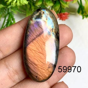 Cabochão de labradorita dourada múltipla, pedra preciosa semipreciosa natural para fabricação de joias, uso de labradorita para enrolar fios, pingentes de designer