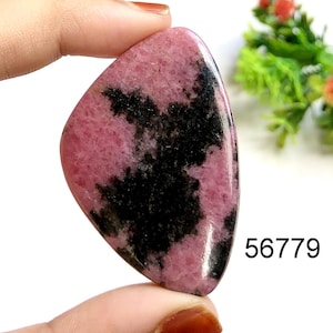 Cabochons de rhodonite, pierre semi-précieuse naturelle pour la fabrication de bijoux, utilisation de pierres précieuses en vrac de rhodonite pour des bijoux faits main