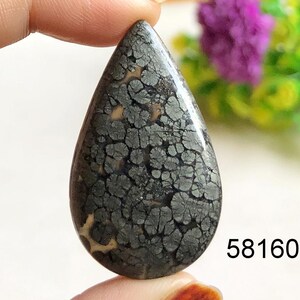 Cabujón de marcasita, piedra semipreciosa natural para joyería, colgante de marcasita hecho a mano, regalo de cumpleaños.