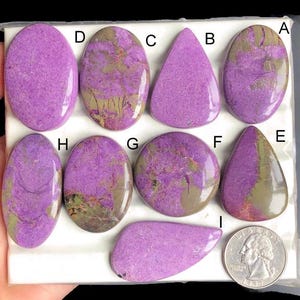 Cabochon di stichtite selezionati, pietra semipreziosa naturale per gioielli, pendenti di stichtite avvolti con filo, regalo per lei, LOTTO-391