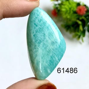 Cabochon d'amazonite, pierre semi-précieuse naturelle pour la fabrication de bijoux, pendentif enveloppé de fil métallique, cristal de méditation, pierre de naissance