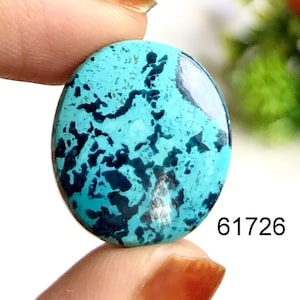 Cabochon Shattuckite, Pierre semi-précieuse naturelle pour la fabrication de bijoux, Bijoux faits main Boho en Shattuckite, Cabochons