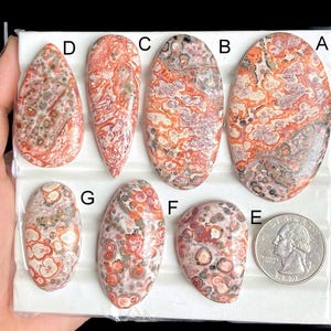 Cabujón de jaspe de piel de leopardo seleccionado, piedra preciosa semipreciosa natural hecha a mano para joyería, colgantes envueltos en alambre, lote 231