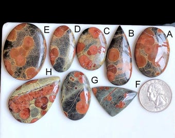 Selected Peanut Obsidian Cabochons, Natural Semi Precious Gemstone for Jewelry, Peanut Obsidian Handmade Gemstone For Pendants LOT- 149