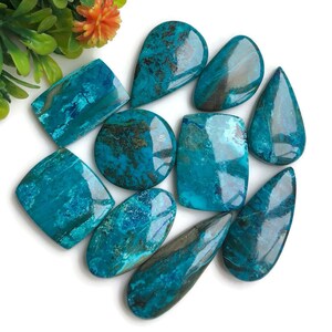 Shattuckiet cabochon, 21-35 mm, gemengde vorm en grootte, 10 stuks per partij voor het maken van sieraden, Shattuckiet cabochons armband cadeau sieraden 57558