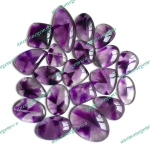 Fantastische trapiche amethist cabochon groothandel Lot, mix vorm en grootte trapiche ster amethist cabochon voor het maken van sieraden Ambachtelijke benodigdheden