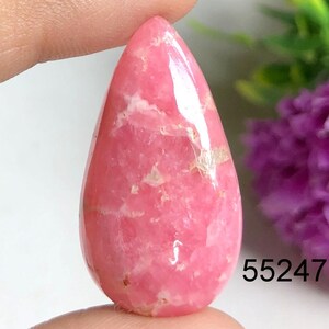 Rhodochrosiet cabochon, natuurlijke halfedelsteen voor het maken van sieraden, meditatiekristal, draadgewikkelde hanger,