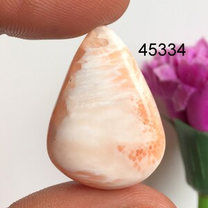 Cabochon en scosite rose de qualité supérieure, pierre semi-précieuse naturelle pour la fabrication de bijoux, bijoux faits main, cadeau pour elle