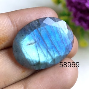 Pietra preziosa sfaccettata Labradorite, pietra preziosa semipreziosa naturale per la creazione di gioielli, gioielli in labradorite tagliata a rosa, pietra preziosa portafortuna
