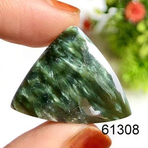 Serafiniet cabochon, natuurlijke halfedelsteen voor sieraden maken, serafiniet boho sieraden cadeau voor haar