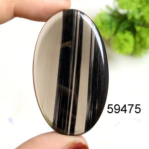 Obsidiaan cabochons middernacht, natuurlijke halfedelstenen gebruik voor sieraden maken, Obsidiaan sieraden cadeau voor Moederdag Special