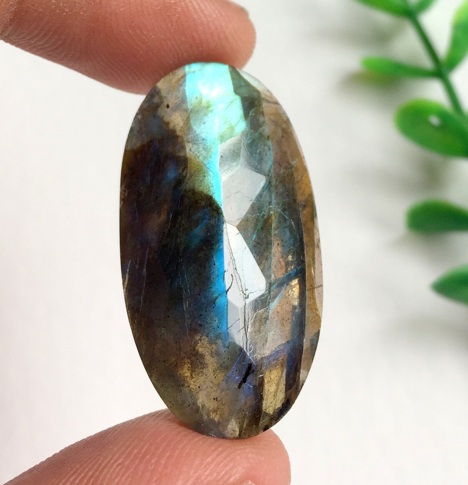 Labradorite Faceted Gemstone Good Quality Labradorite Faceted Etsy