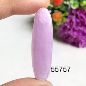 Cabochon de kunzite, pierre semi-précieuse naturelle pour la fabrication de bijoux, pendentifs de kunzite, cadeau de bijoux fait main pour elle