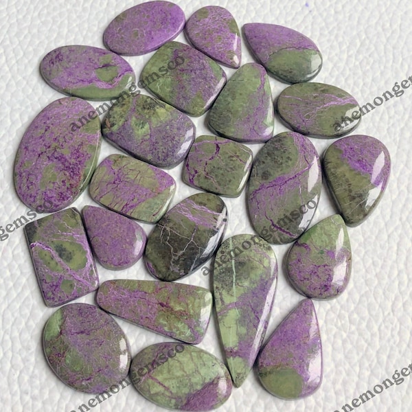 Stichtite Cabochon Wholesale Lot, Mix Shapes and Size Stichtite Cabochon for jewelry making