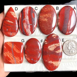 Cabochon en jaspe peau de serpent sélectionné, pierre semi-précieuse naturelle faite main pour la fabrication de bijoux, pendentifs en jaspe peau de serpent LOT-334