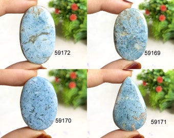 Opal Chalcedony Cabochon, Natural Semi Precious Gemstone For Jewelry Making, Hand Polished Loose gemstone Use For Wire Wrapping Pendant