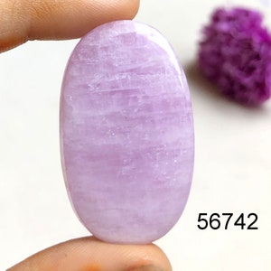 Kunzit Cabochon, natürlicher Halbedelstein für die Schmuckherstellung, handgemachter Schmuck, Heilkristall, Geburtsstein-Edelstein