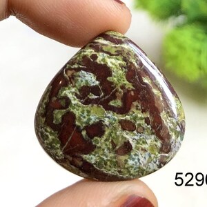 Drachenblut Jaspis Cabochon, natürlicher Halbedelstein für die Schmuckherstellung, Drachenblut Schutz Kristall Schmuck
