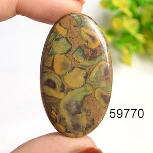 Cabochon di diaspro di frutta, pietra preziosa semipreziosa naturale per la creazione di gioielli, gioielli e ciondoli di diaspro che fanno regali per lei