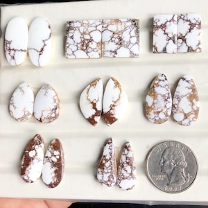 Selected Wild Horse Jasper Earring Pairs Gemstone, Natural Semi Precious Gemstone For Jewelry Making, Jasper Boho Style Pairs LOT-459