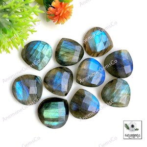 Labradorite pietra preziosa sfaccettata, 10 x 16 mm forma a pera 10 pezzi lotto pietra preziosa per gioielli, labradorite rosa pietra preziosa naturale taglio per gioielli