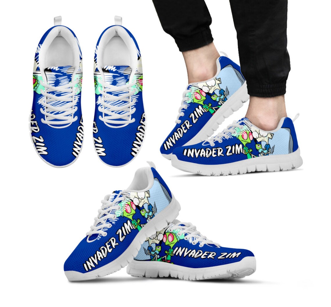 Zim And Dib Casual Sneaker Invader Zim Shoes GIR Sneaker Etsy