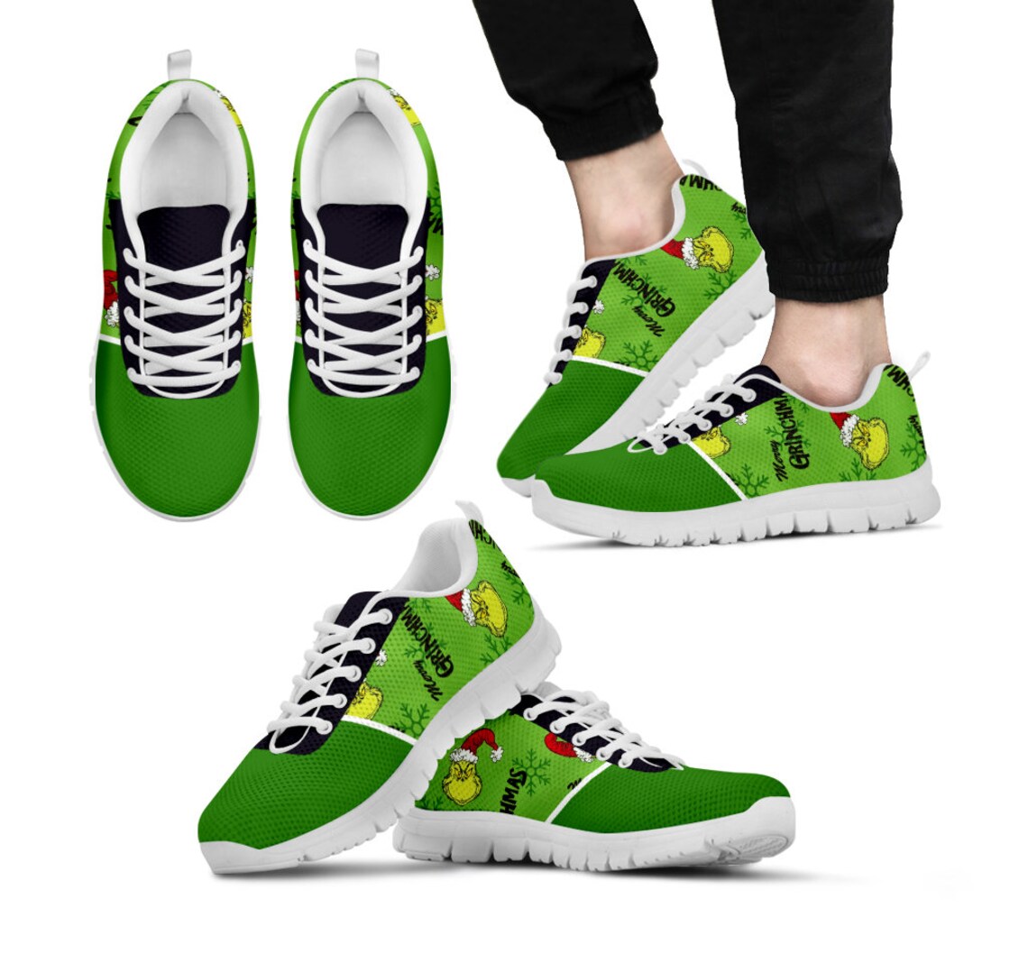 The Grinch Casual Sneaker How the Grinch Stole Christmas Etsy