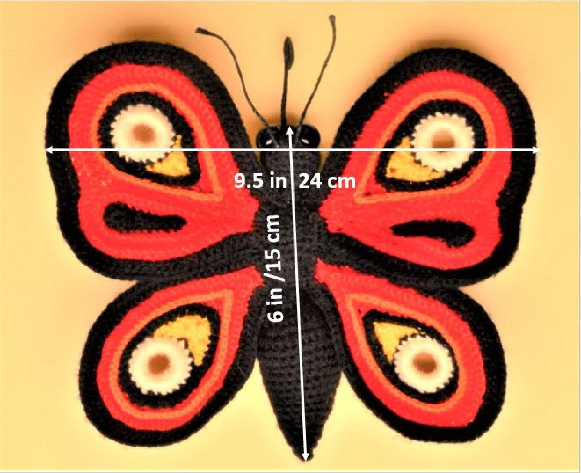 Crochet Butterfly Butterfly Peacock Eye Crochet Pattern. Etsy