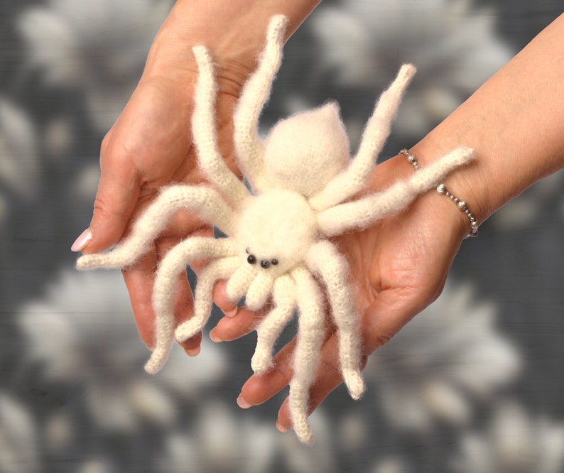 Crochet pattern. Amigurumi Tarantulas. Colored Spiders. DIY crochet tutorial PDF. image 6