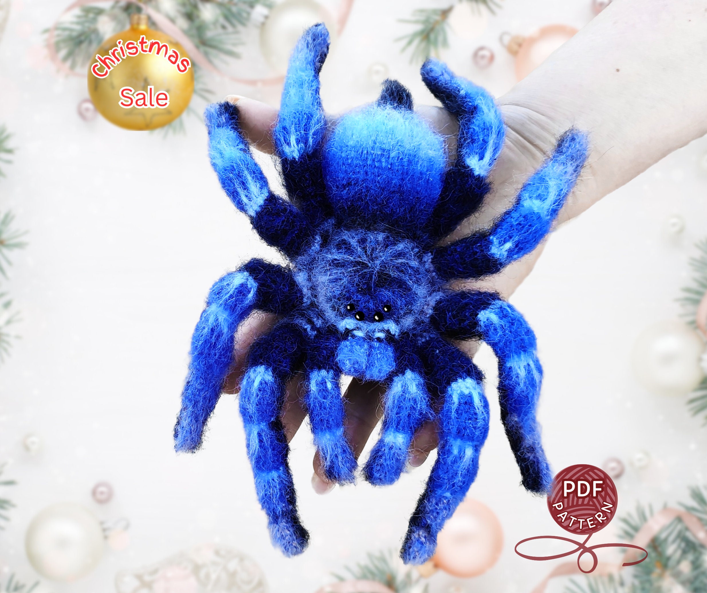Emotional Support Tarantula Spider Arachnid Plush Stuffed Animal