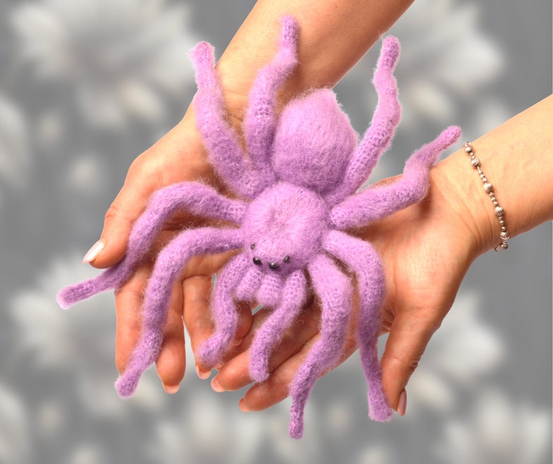 Crochet pattern. Amigurumi Tarantulas. Colored Spiders. DIY crochet tutorial PDF. image 7