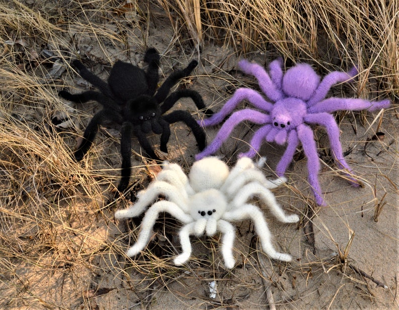 Crochet pattern. Amigurumi Tarantulas. Colored Spiders. DIY crochet tutorial PDF. image 9