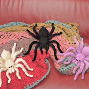 Crochet pattern. Amigurumi Tarantulas. Colored Spiders. DIY crochet tutorial PDF. image 10