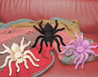 Crochet Pattern – Colorful Tarantulas | Amigurumi Spider PDF
