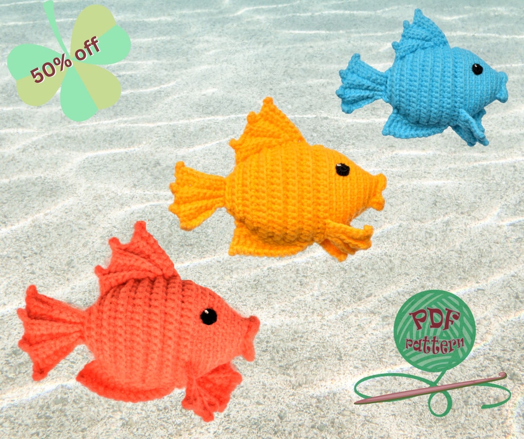 Crochet Fish. Amigurumi Fish. Soft Toy. Crochet Fish Pattern. - Etsy