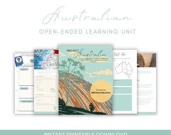 Hemundervisning i Australien | Interaktiv utbildningsresurs för barn | Aktiviteter för geografi, historia och djurliv i Australien