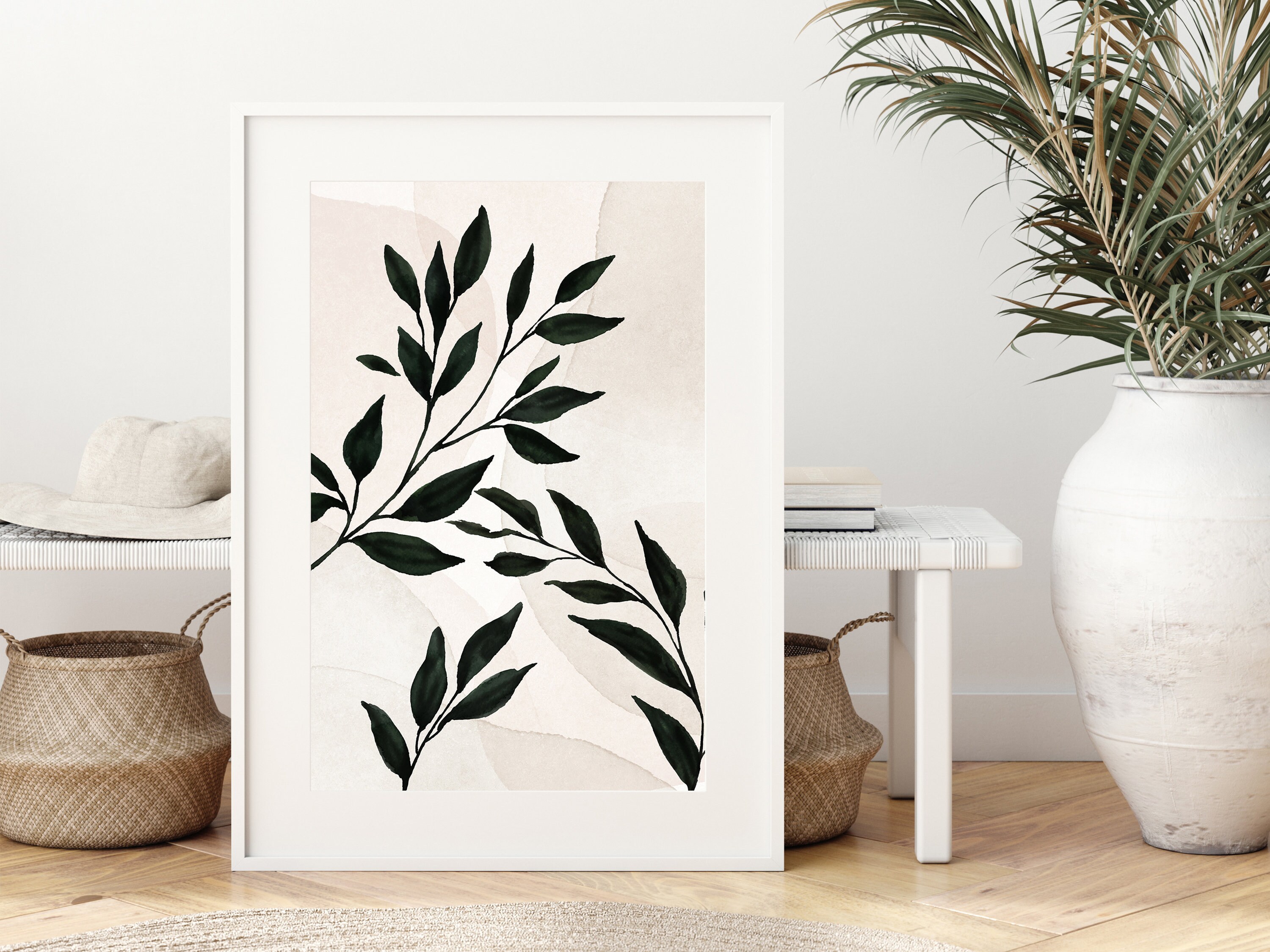 Botanical Printable Wall Art Digital Print Neutral Wall Art ...