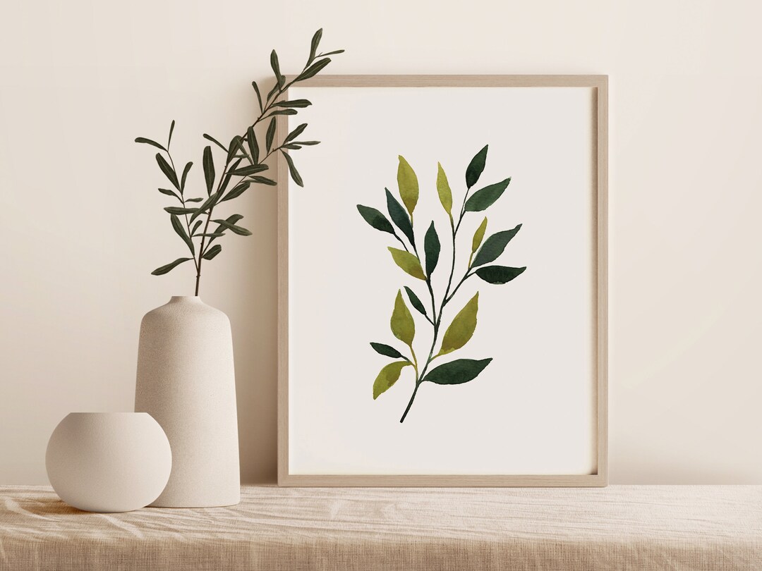 Botanical Printable Wall Art Digital Print Neutral Wall Art ...